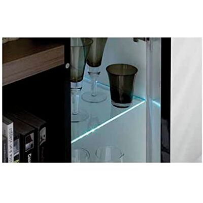 L&S Oświetlenie LED Fly Light DualColor oświetlenie szklanych półek 860 mm, oświetlenie pośrednie idealne do witryn 12 V – 10,4 W, tworzywo sztuczne w kolorze aluminium L&S Oświetlenie LED Fly Light DualColor oświetlenie szklanych półek 860 mm, oświetlenie pośrednie idealne do witryn 12 V – 10,4 W, tworzywo sztuczne w kolorze aluminium