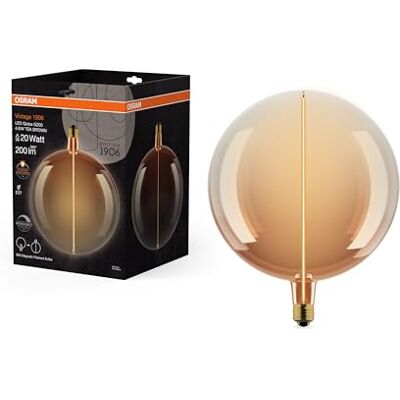 LEDVANCE LED filamentowa żarówka E27 Globe Dimmable Brązowa LEDVANCE LED filamentowa żarówka E27 Globe Dimmable Brązowa