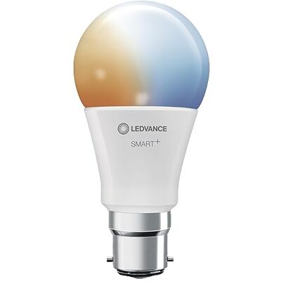 LEDVANCE Inteligentna lampa LED z technologią WiFi, trzonek B22d, ściemniana, zmienna barwa światła (2700-6500K), zastępuje żarówki o mocy 60 W, SMART+ WiFi Classic Tunable White, 3 szt. LEDVANCE Inteligentna lampa LED z technologią WiFi, trzonek B22d, ściemniana, zmienna barwa światła (2700-6500K), zastępuje żarówki o mocy 60 W, SMART+ WiFi Classic Tunable White, 3 szt.