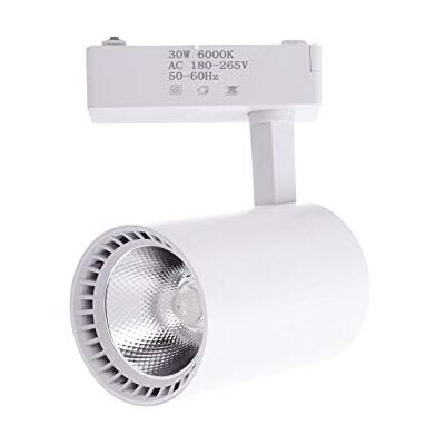 JANDEI Jednofazowy reflektor szynowy LED, 30 W, 6000 K, zimna biel JANDEI Jednofazowy reflektor szynowy LED, 30 W, 6000 K, zimna biel