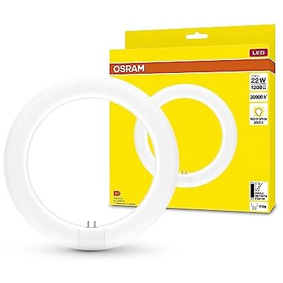 OSRAM Rurka LED T9C Em 22, Rurka LED w Kształcie Pierścienia, 11W, 1200LM, 3000K, Ciepłe Białe Światło, Alternatywa LED dla Klasycznych Lamp Lekkich T9, Długa Żywotność OSRAM Rurka LED T9C Em 22, Rurka LED w Kształcie Pierścienia, 11W, 1200LM, 3000K, Ciepłe Białe Światło, Alternatywa LED dla Klasycznych Lamp Lekkich T9, Długa Żywotność