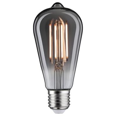 Paulmann 28864 lampa LED Vintage ST64 7,5 W retro żarówka ściemniana szkło dymne 2200 K złote światło E27, 1 sztuka (1 opakowanie) Paulmann 28864 lampa LED Vintage ST64 7,5 W retro żarówka ściemniana szkło dymne 2200 K złote światło E27, 1 sztuka (1 opakowanie)