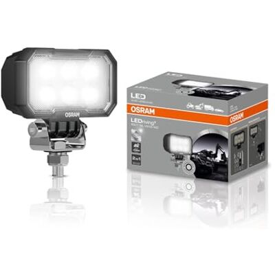 OSRAM LEDriving Rect WL VX100-WD, oświetlenie robocze LED OFF ROAD, 2300 lumenów, wiązka światła do 68 m, 12 V/24 V OSRAM LEDriving Rect WL VX100-WD, oświetlenie robocze LED OFF ROAD, 2300 lumenów, wiązka światła do 68 m, 12 V/24 V