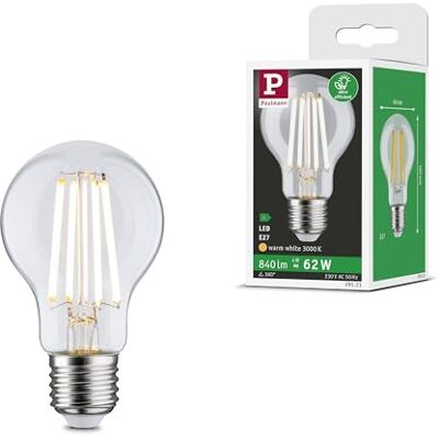 Paulmann 29121 żarówka filamentowa Eco-Line 230V LED gruszka E27 opakowanie 1 szt. 840lm 4W 3000K przezroczysty, źródło światła Paulmann 29121 żarówka filamentowa Eco-Line 230V LED gruszka E27 opakowanie 1 szt. 840lm 4W 3000K przezroczysty, źródło światła