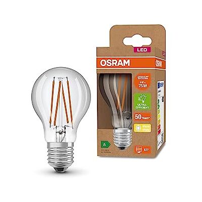 LEDVANCE OSRAM Lampa LED Energooszczędna, Żarówka Filamentowa, E27, Ciepła Biel 3000K, 5 W, Zastępuje Żarówkę 75W, Energooszczędna, 6 szt LEDVANCE OSRAM Lampa LED Energooszczędna, Żarówka Filamentowa, E27, Ciepła Biel 3000K, 5 W, Zastępuje Żarówkę 75W, Energooszczędna, 6 szt
