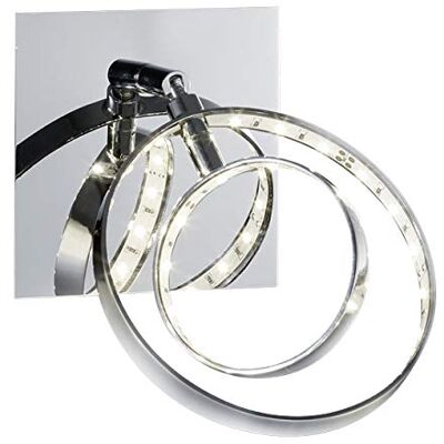 TRIO LIGHTING FOR YOU Reality Leuchten LED reflektor ścienny Prater chrom, 1 x 4,5 W, klasa energetyczna A+ TRIO LIGHTING FOR YOU Reality Leuchten LED reflektor ścienny Prater chrom, 1 x 4,5 W, klasa energetyczna A+