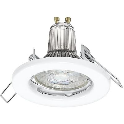 LEDVANCE Punktowe w 5-Paku, w Tym Lampy 5X Gu10 (5 x 2.6 W), Białe, Metaliczne Obudowy, Ochrona Ip20 LEDVANCE Punktowe w 5-Paku, w Tym Lampy 5X Gu10 (5 x 2.6 W), Białe, Metaliczne Obudowy, Ochrona Ip20