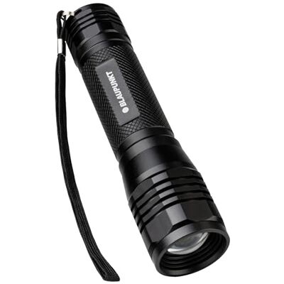 Blaupunkt Latarka LED, ultra jasna latarka 1600 lumenów, czas pracy 10 h, 3 tryby, możliwość powiększenia, wodoodporność IPX4, aluminium, taktyczny reflektor na kemping, awaryjny (6 x AA bez baterii Blaupunkt Latarka LED, ultra jasna latarka 1600 lumenów, czas pracy 10 h, 3 tryby, możliwość powiększenia, wodoodporność IPX4, aluminium, taktyczny reflektor na kemping, awaryjny (6 x AA bez baterii