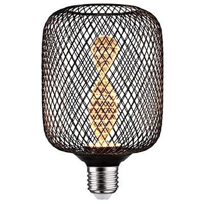 Paulmann 29082 Metallic Glow Edition Standard 230V LED żarówka Zyl E27 Helix 3,5W 110lm 100mm czarny metal 1800K Paulmann 29082 Metallic Glow Edition Standard 230V LED żarówka Zyl E27 Helix 3,5W 110lm 100mm czarny metal 1800K