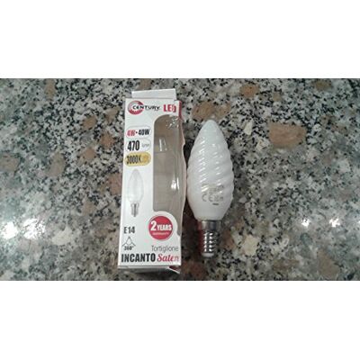 Century instor-041430 Incanto 4 W (Ex 40 W), E14, 470 lumenów, 3000 K, 360 stopni Century instor-041430 Incanto 4 W (Ex 40 W), E14, 470 lumenów, 3000 K, 360 stopni