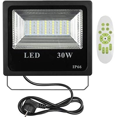 DEBFLEX 600491 reflektor LED, spot, RGB, 30 W, z pilotem zdalnego sterowania DEBFLEX 600491 reflektor LED, spot, RGB, 30 W, z pilotem zdalnego sterowania