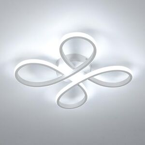 Comely lampa sufitowa LED, 30W 3400lm 30cm nowoczesna biała lampa sufitowa do sypialni, salonu, kuchni, 6500K zimny biały, biały Comely lampa sufitowa LED, 30W 3400lm 30cm nowoczesna biała lampa sufitowa do sypialni, salonu, kuchni, 6500K zimny biały, biały