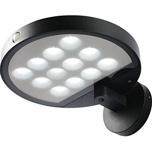 Voltman VOM069216 VOM69216 solarna lampa ścienna w kolorze irisowo-czarnym, 600 lm-6500 K-IP44, z czujnikiem ruchu, czarna Voltman VOM069216 VOM69216 solarna lampa ścienna w kolorze irisowo-czarnym, 600 lm-6500 K-IP44, z czujnikiem ruchu, czarna