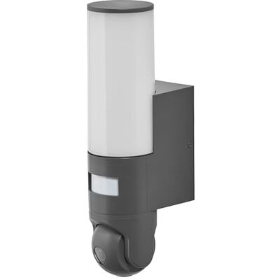 OSRAM Kinkiet zewnętrzny SMART+ z sterowaną kamerą HD, czujnikiem ruchu i sterowaniem przez WiFi, stopień ochrony IP44, do wejścia i na taras OSRAM Kinkiet zewnętrzny SMART+ z sterowaną kamerą HD, czujnikiem ruchu i sterowaniem przez WiFi, stopień ochrony IP44, do wejścia i na taras
