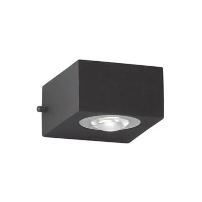 Fischer Zewnętrzna lampa ścienna LED Helsinki, lampa zewnętrzna 2-żarówkowa, ochrona IP54, metal i szkło akrylowe, satynowana, czarna, 8,3 x 5,3 cm Fischer Zewnętrzna lampa ścienna LED Helsinki, lampa zewnętrzna 2-żarówkowa, ochrona IP54, metal i szkło akrylowe, satynowana, czarna, 8,3 x 5,3 cm