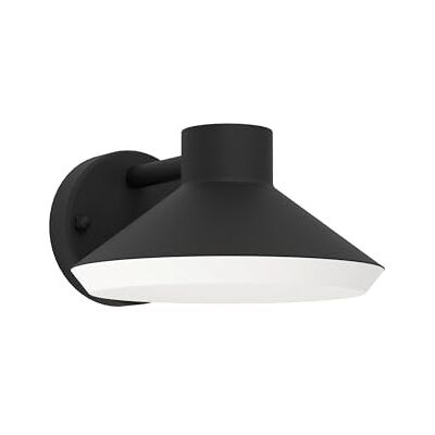 EGLO Lampa ścienna Ninnarella Steel Black Gu10 1x4,6w IP44 L: 20,5 cm H: 11cm EGLO Lampa ścienna Ninnarella Steel Black Gu10 1x4,6w IP44 L: 20,5 cm H: 11cm