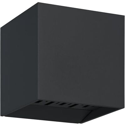 EGLO Lampa ścienna LED Calpino 2, lampa elewacyjna z pośrednim oświetleniem w górę i w dół, antracytowa oprawa zewnętrzna z metalu, ciepła biel, IP54 EGLO Lampa ścienna LED Calpino 2, lampa elewacyjna z pośrednim oświetleniem w górę i w dół, antracytowa oprawa zewnętrzna z metalu, ciepła biel, IP54