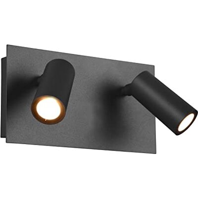 Trio Leuchten Kinkiet Odlew aluminiowy Szary LED Trio Leuchten Kinkiet Odlew aluminiowy Szary LED