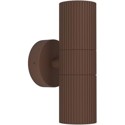 EGLO Tomelloso Lampa ścienna, oświetlenie zewnętrzne, na ścianę domu Uplight i Downlight, z aluminium w kolorze rdzawym, oprawka GU10, IP44 EGLO Tomelloso Lampa ścienna, oświetlenie zewnętrzne, na ścianę domu Uplight i Downlight, z aluminium w kolorze rdzawym, oprawka GU10, IP44