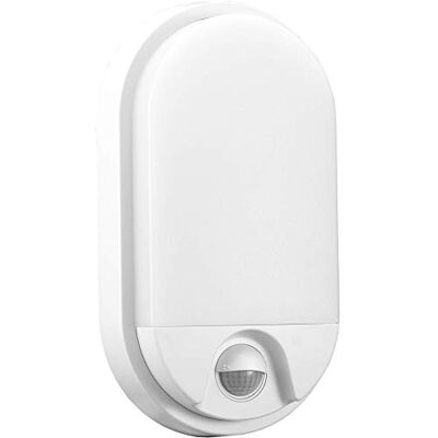 Orno Nefryt nowoczesna lampa zewnętrzna 10 W z czujnikiem ruchu 800 lm 4000 K, biała IP54, 10 W biała Orno Nefryt nowoczesna lampa zewnętrzna 10 W z czujnikiem ruchu 800 lm 4000 K, biała IP54, 10 W biała