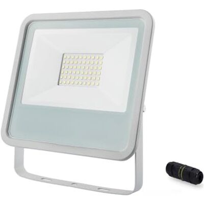 Zarivy PROJEKTOR LED 50W o mocy 4000 lm, emitujące zimne światło 6400K. Kompaktowy i elegancki, o wymiarach 19,2 x 2,9 x 17,5 cm. Idealny do oświetlania każdej pustej przestrzeni. Zarivy PROJEKTOR LED 50W o mocy 4000 lm, emitujące zimne światło 6400K. Kompaktowy i elegancki, o wymiarach 19,2 x 2,9 x 17,5 cm. Idealny do oświetlania każdej pustej przestrzeni.