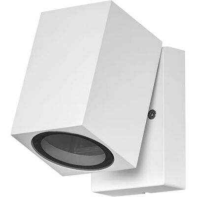 OSRAM Kinkiet zewnętrzny ENDURA Classic Cube ADJ WALL, biała, trzonek GU10 (maks. 35W), może być wyposażony w lampę normalną lub inteligentną, głowica kierunkowa, stopień ochrony IP44 OSRAM Kinkiet zewnętrzny ENDURA Classic Cube ADJ WALL, biała, trzonek GU10 (maks. 35W), może być wyposażony w lampę normalną lub inteligentną, głowica kierunkowa, stopień ochrony IP44