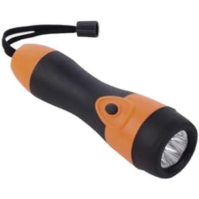 Grundig Kolorowa latarka LED 5 z gumowym uchwytem o długości 21 cm Grundig Kolorowa latarka LED 5 z gumowym uchwytem o długości 21 cm