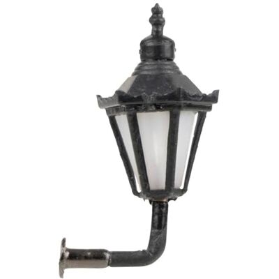 Faller L-040 lampa ścienna LED, sześciokątna latarnia z koroną, ciepła biel, 3 sztuki Faller L-040 lampa ścienna LED, sześciokątna latarnia z koroną, ciepła biel, 3 sztuki