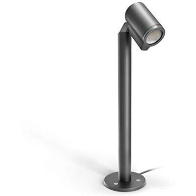 Steinel Zewnętrzna lampa słupkowa Spot Way C 24 V, RGBWW, 16 mln kolorów, czujnik zmierzchu, ściemnialny LED-reflektor ogrodowy, sterowanie aplikacji, Plug & Play, IP65 Steinel Zewnętrzna lampa słupkowa Spot Way C 24 V, RGBWW, 16 mln kolorów, czujnik zmierzchu, ściemnialny LED-reflektor ogrodowy, sterowanie aplikacji, Plug & Play, IP65