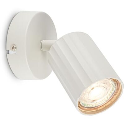 BRILONER Kinkiet wewnętrzny, obrotowy, GU10, maks. 9W, kinkiet ścienny, lampa ścienna, lampa ścienna, 8 x 8,5 cm, antyczna biel BRILONER Kinkiet wewnętrzny, obrotowy, GU10, maks. 9W, kinkiet ścienny, lampa ścienna, lampa ścienna, 8 x 8,5 cm, antyczna biel