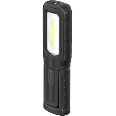 Electraline 58049 latarka LED 700 + 100 lumenów, jasne białe światło 5700 W, z wbudowanym magnesem, akumulator 2000 mAh, IP54, do zastosowań profesjonalnych Electraline 58049 latarka LED 700 + 100 lumenów, jasne białe światło 5700 W, z wbudowanym magnesem, akumulator 2000 mAh, IP54, do zastosowań profesjonalnych