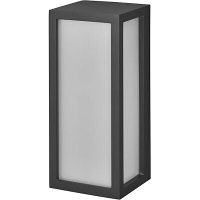 OSRAM Lampa zewnętrzna ENDURA CLASSIC RADO W, oświetlenie ścienne, oprawka E27, ciemnoszara, aluminium, szybki i prosty montaż, matowy dyfuzor, stopień ochrony IP65, do użytku zewnętrznego OSRAM Lampa zewnętrzna ENDURA CLASSIC RADO W, oświetlenie ścienne, oprawka E27, ciemnoszara, aluminium, szybki i prosty montaż, matowy dyfuzor, stopień ochrony IP65, do użytku zewnętrznego
