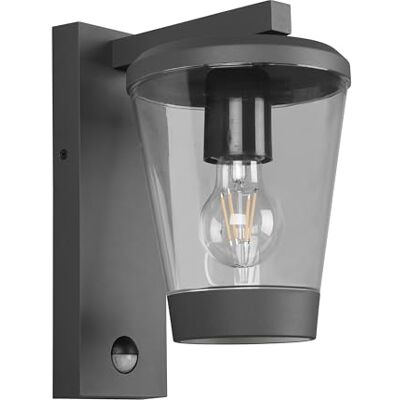 Trio Leuchten Zewnętrzna lampa ścienna Cavado 211069142, odlew ciśnieniowy aluminium, antracyt, tworzywo sztuczne przezroczyste, ekskluzywna żarówka 1 x E27, z czujnikiem ruchu Trio Leuchten Zewnętrzna lampa ścienna Cavado 211069142, odlew ciśnieniowy aluminium, antracyt, tworzywo sztuczne przezroczyste, ekskluzywna żarówka 1 x E27, z czujnikiem ruchu