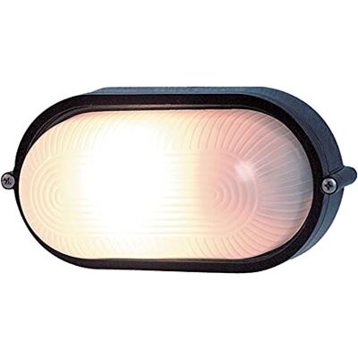REV Ritter 059005355 lampa owalna aluminium, 60 W, czarna REV Ritter 059005355 lampa owalna aluminium, 60 W, czarna