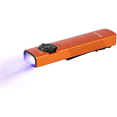 OLIGHT Arkfeld Projekt UV Podwójne źródło światła z białym światłem i światłem UV Akumulator EDC Latarka nadaje się do użytku na zewnątrz, w pracy i w nagłych wypadkach (zimna biel(CW), pomarańczowa) OLIGHT Arkfeld Projekt UV Podwójne źródło światła z białym światłem i światłem UV Akumulator EDC Latarka nadaje się do użytku na zewnątrz, w pracy i w nagłych wypadkach (zimna biel(CW), pomarańczowa)
