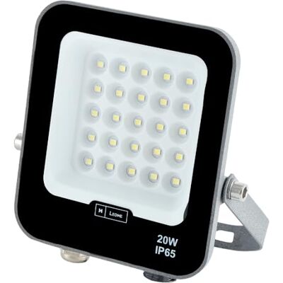 M Ledme Napoli Plus reflektor Led 20 W, 2400 lumenów, możliwość ściemniania IP65, zimne światło (6000 k), oświetlenie zewnętrzne. Zastosowanie do ogrodu, patio, parkingu, hotelu, budynków itp. M Ledme Napoli Plus reflektor Led 20 W, 2400 lumenów, możliwość ściemniania IP65, zimne światło (6000 k), oświetlenie zewnętrzne. Zastosowanie do ogrodu, patio, parkingu, hotelu, budynków itp.