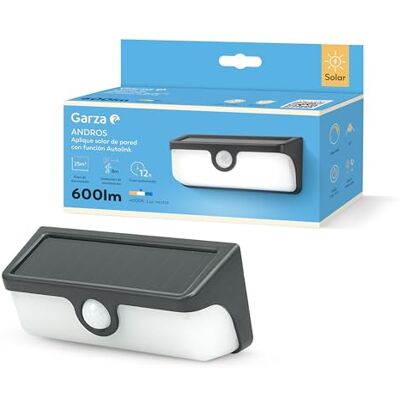 Garza GZ APLIQUE LED SOLAR ANDROS 600LM 40K Garza GZ APLIQUE LED SOLAR ANDROS 600LM 40K