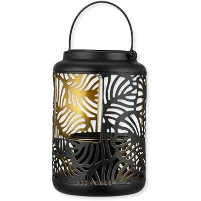 REV Lampa solarna – lampa ogrodowa 25 cm z miską dekoracyjną i uchwytem do zawieszenia – piękna dekoracja ogrodowa, metal, IP44, czarna REV Lampa solarna – lampa ogrodowa 25 cm z miską dekoracyjną i uchwytem do zawieszenia – piękna dekoracja ogrodowa, metal, IP44, czarna