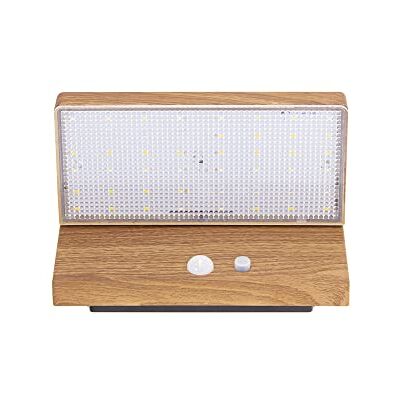 Xanlite SO1911AW -SO1911AW-Solarna lampa ścienna-IP44-600 lumenów-czujniki ruchu-3 tryby funkcjonalności-wykończenie drewniane, czarne Xanlite SO1911AW -SO1911AW-Solarna lampa ścienna-IP44-600 lumenów-czujniki ruchu-3 tryby funkcjonalności-wykończenie drewniane, czarne