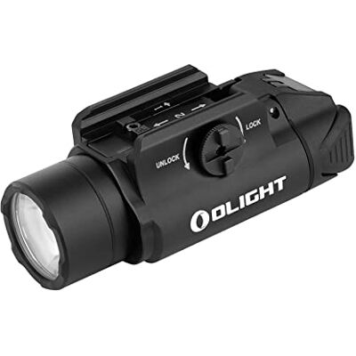 OLIGHT PL-3R Valkyrie Lampa taktyczna 1500 lumenów Max 205 m, akumulator, dwa tryby oświetlenia z szyną GL i Picatinny Idealna do polowań (czarny) OLIGHT PL-3R Valkyrie Lampa taktyczna 1500 lumenów Max 205 m, akumulator, dwa tryby oświetlenia z szyną GL i Picatinny Idealna do polowań (czarny)
