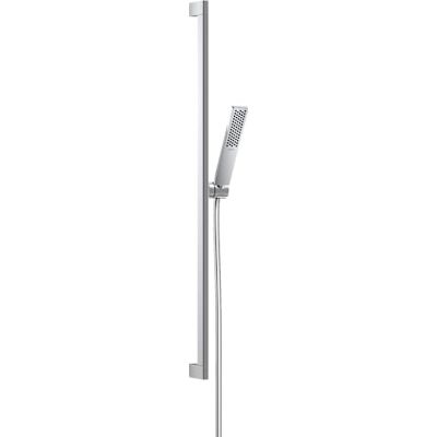 Hansgrohe Pulsify E zachowujący wodę zestaw prysznicowy z główka prysznicowa 5 l/min (EcoSmart+), wąż prysznicowy 160 cm oraz drążek prysznicowy 90 cm, chrom Hansgrohe Pulsify E zachowujący wodę zestaw prysznicowy z główka prysznicowa 5 l/min (EcoSmart+), wąż prysznicowy 160 cm oraz drążek prysznicowy 90 cm, chrom