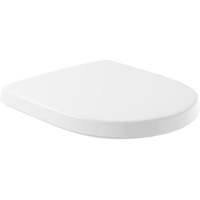 Villeroy & Boch O.novo deska sedesowa z zawiasami ze stali nierdzewnej, deska sedesowa z nietłukącego się duroplastu, oryginalna część zamienna, owalna, biała alpejska, błyszcząca Villeroy & Boch O.novo deska sedesowa z zawiasami ze stali nierdzewnej, deska sedesowa z nietłukącego się duroplastu, oryginalna część zamienna, owalna, biała alpejska, błyszcząca