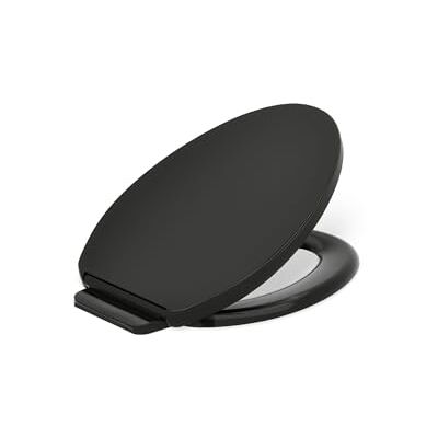 Kohler 26801-7 K-26801-7 Impro ReadyLatch Quiet Close wydłużona deska sedesowa, czarna/czarna Kohler 26801-7 K-26801-7 Impro ReadyLatch Quiet Close wydłużona deska sedesowa, czarna/czarna