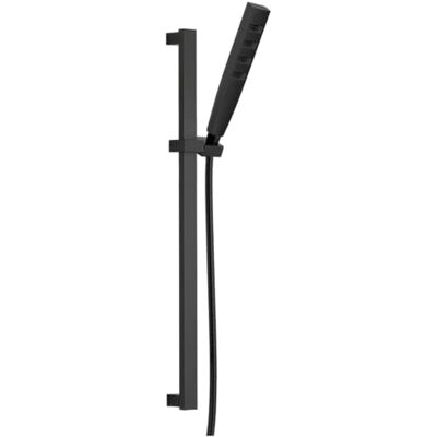 DELTA FAUCET 51140-BL H2Okinetic 5-stopniowa przesuwna drążek ręczny prysznic, matowy czarny DELTA FAUCET 51140-BL H2Okinetic 5-stopniowa przesuwna drążek ręczny prysznic, matowy czarny