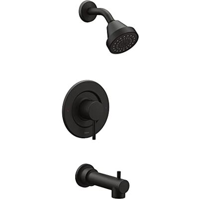 Moen T2193BL Alignn bateria wanna/prysznicowa, czarna matowa Moen T2193BL Alignn bateria wanna/prysznicowa, czarna matowa