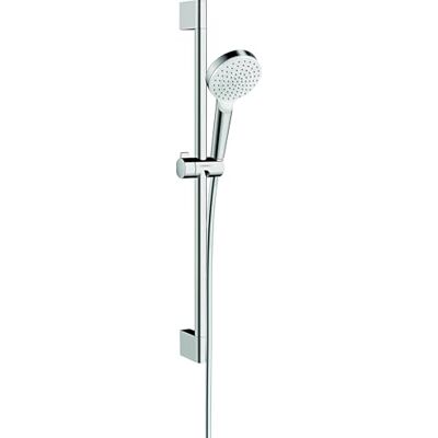 Hansgrohe Crometta Zestaw prysznicowy 1jet EcoSmart 9 l/min z drążkiem 65 cm biały/chrom, 26535400 Hansgrohe Crometta Zestaw prysznicowy 1jet EcoSmart 9 l/min z drążkiem 65 cm biały/chrom, 26535400