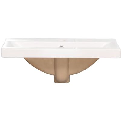 trendteam smart living Lorin – umywalka wkładana – biała – wysokiej jakości umywalka ceramiczna – (szer. x wys. x gł.) 52 x 18 x 40 cm – trwała, łatwa w pielęgnacji i ponadczasowo elegancka trendteam smart living Lorin – umywalka wkładana – biała – wysokiej jakości umywalka ceramiczna – (szer. x wys. x gł.) 52 x 18 x 40 cm – trwała, łatwa w pielęgnacji i ponadczasowo elegancka