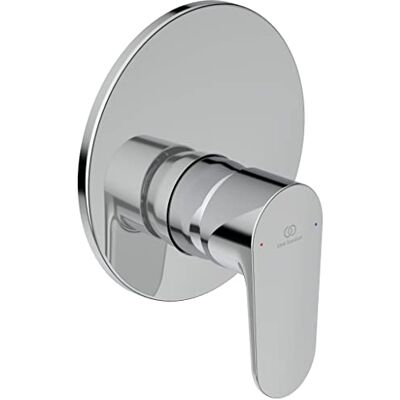Ideal Standard Cerafine O, Wbudowany mikser jednouchwytowy prysznicowy, Jedna droga, Części zewnętrzne, Chromowany Ideal Standard Cerafine O, Wbudowany mikser jednouchwytowy prysznicowy, Jedna droga, Części zewnętrzne, Chromowany