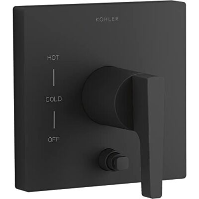 Kohler T99762-4-BL listwa prysznicowa Honesty, czarna matowa Kohler T99762-4-BL listwa prysznicowa Honesty, czarna matowa