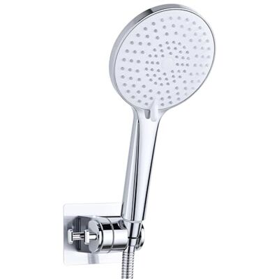YEAUPE PRO Zestaw głowicy prysznicowej i uchwytu na wąż z wężem 1,6 m, 3 typy strumieni, okrągła duża głowica prysznicowa (Φ120 mm), wysokociśnieniowa głowica prysznicowa, uniwersalna głowica YEAUPE PRO Zestaw głowicy prysznicowej i uchwytu na wąż z wężem 1,6 m, 3 typy strumieni, okrągła duża głowica prysznicowa (Φ120 mm), wysokociśnieniowa głowica prysznicowa, uniwersalna głowica